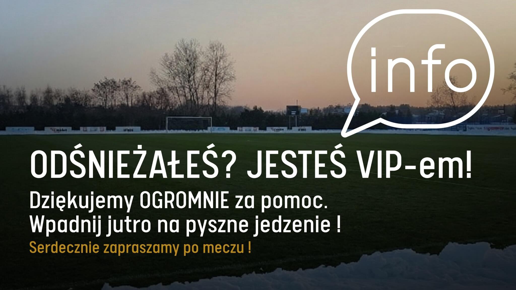 Odśnieżałeś – jesteś VIP-em!