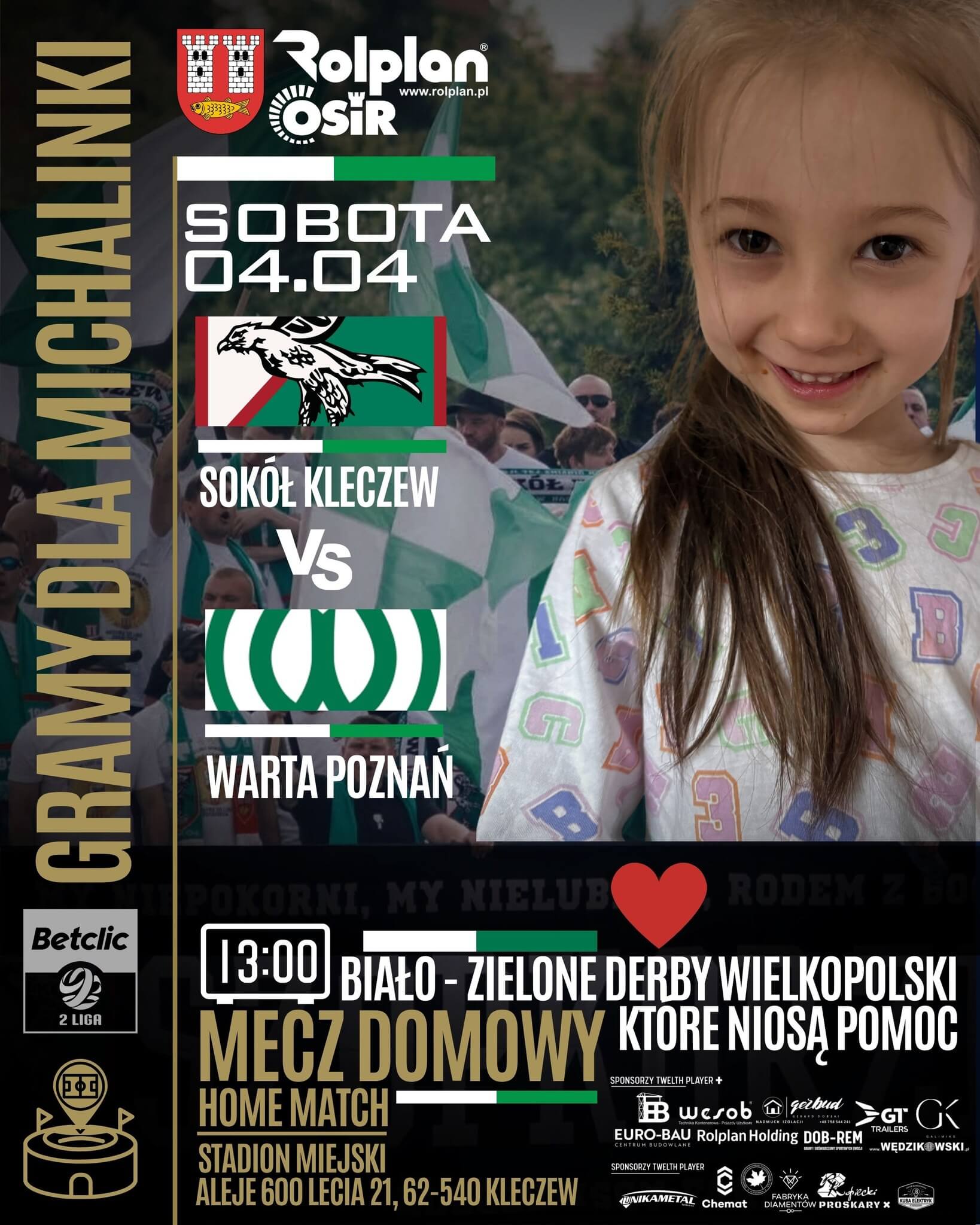 Gramy dla Michalinki!