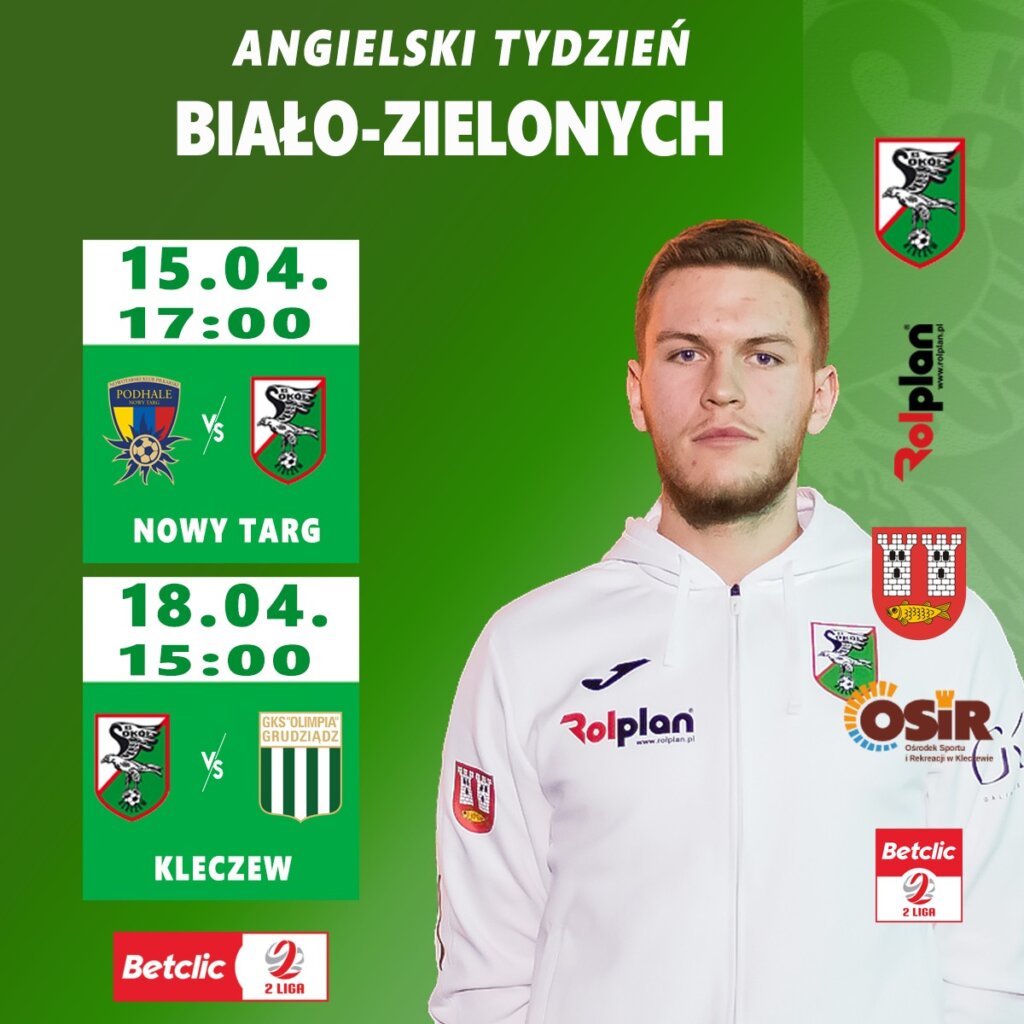 Kolejny angielski tydzień biało-zielonych