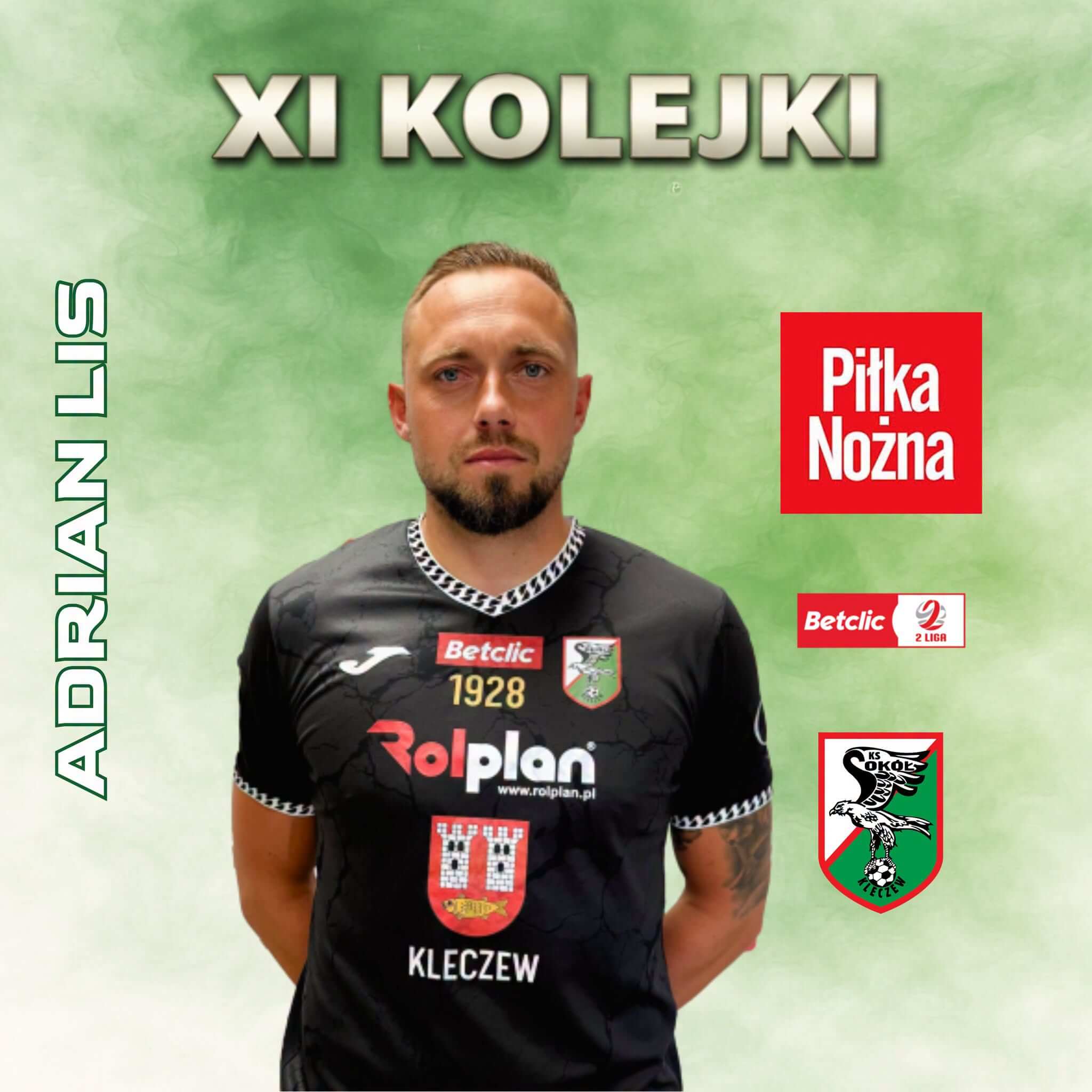 Adrian Lis w 11. drugiej kolejki Betclic 2. Ligi!